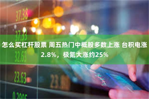 怎么买杠杆股票 周五热门中概股多数上涨 台积电涨2.8%，极氪大涨约25%