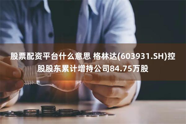 股票配资平台什么意思 格林达(603931.SH)控股股东累计增持公司84.75万股